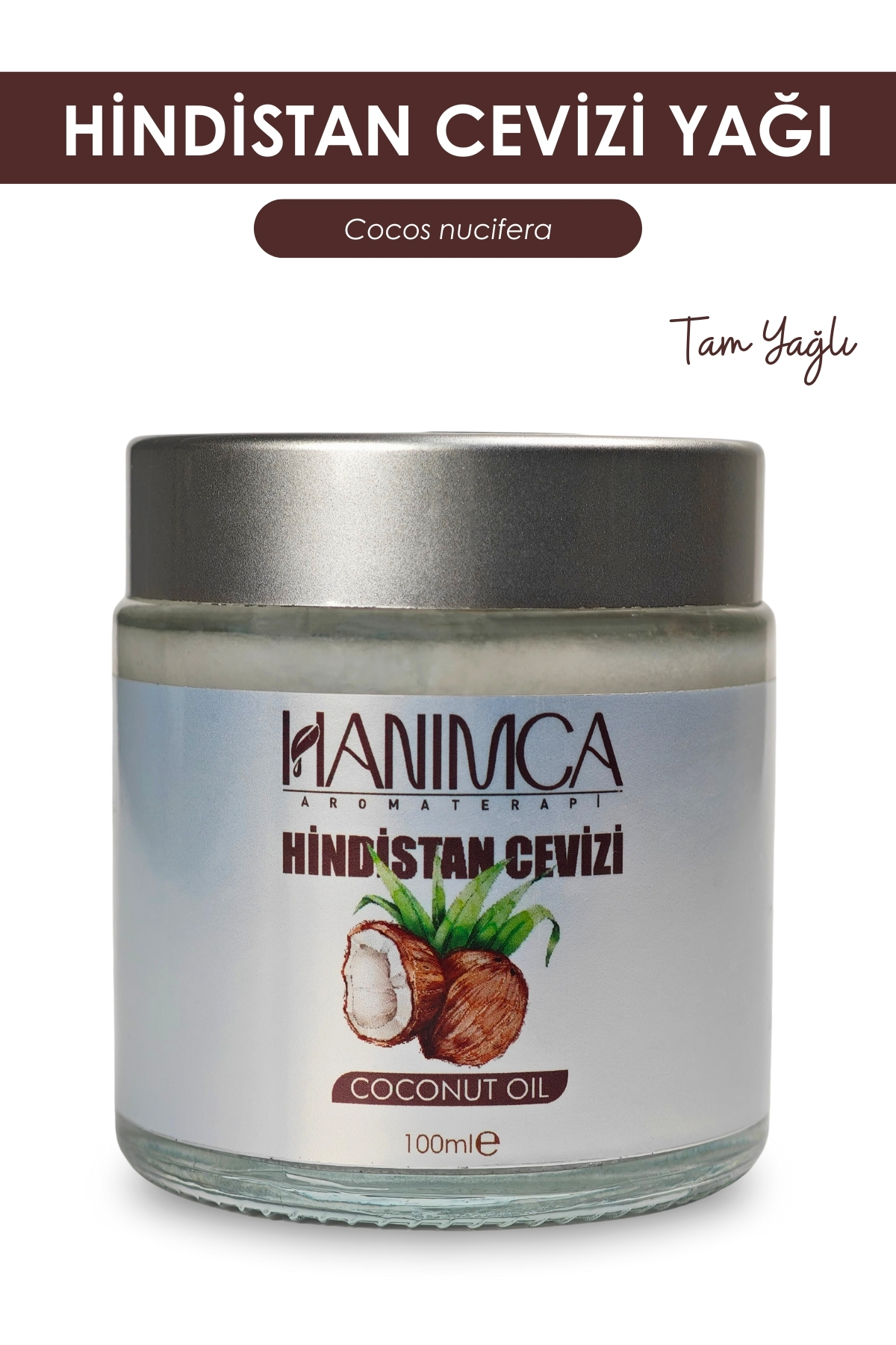 Hindistan Cevizi Yağı 100ml Hindistan Cevizi Yağı 100ml