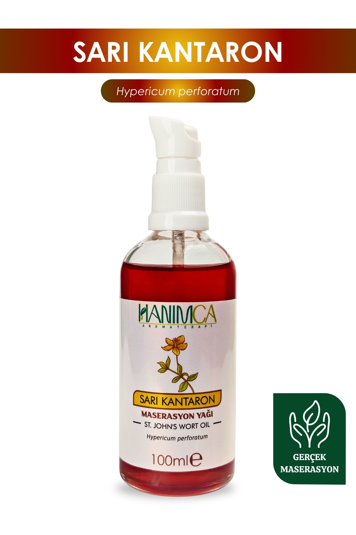 Sarı Kantaron Maserasyon Yağı 100ml